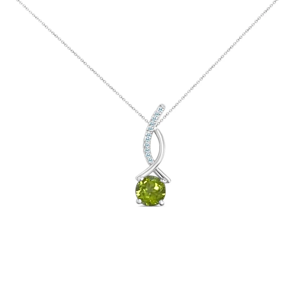 14K-1.15G, PERIDOT/DIAMOND 121PB3444ACPD