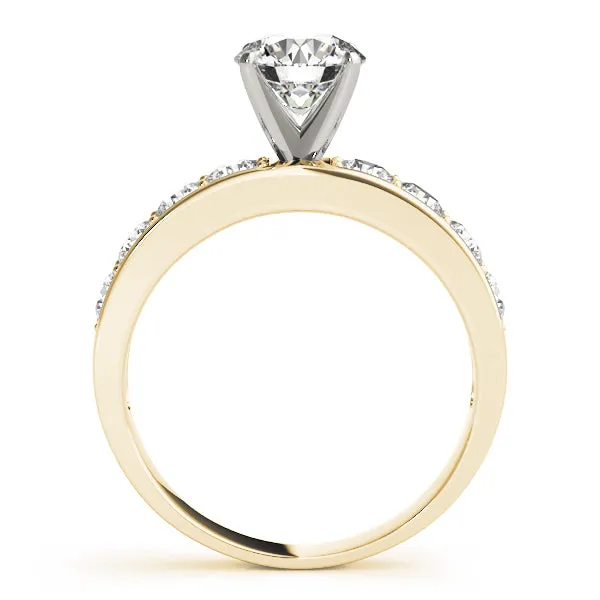 14K Channel / Prong Engagement Ring