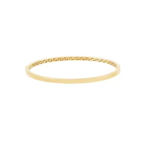 14K Gold Plain Bangle Bracelet