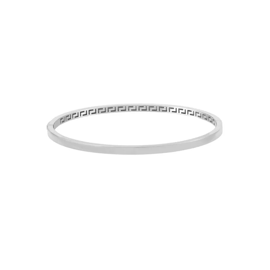14K Gold Plain Bangle Bracelet