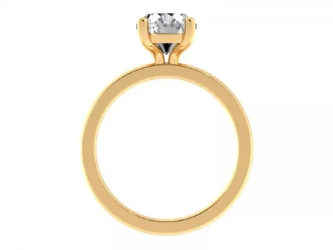 1.81ct Elongated Cushion Solitaire