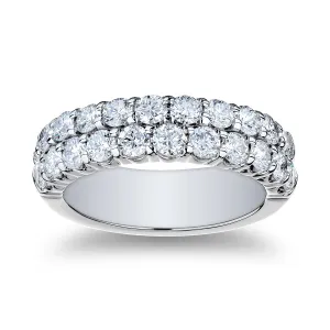 1.87ctw Diamond Platinum Band