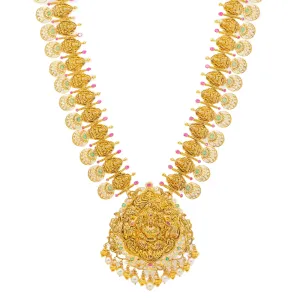 22K Yellow Gold & Multi-Stone Layered Necklace (150.7gm)