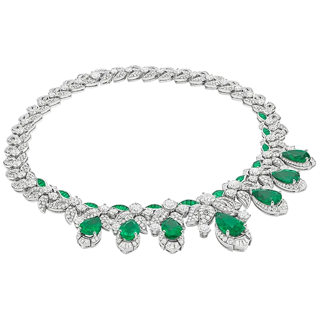 Acanthus Emerald Necklace