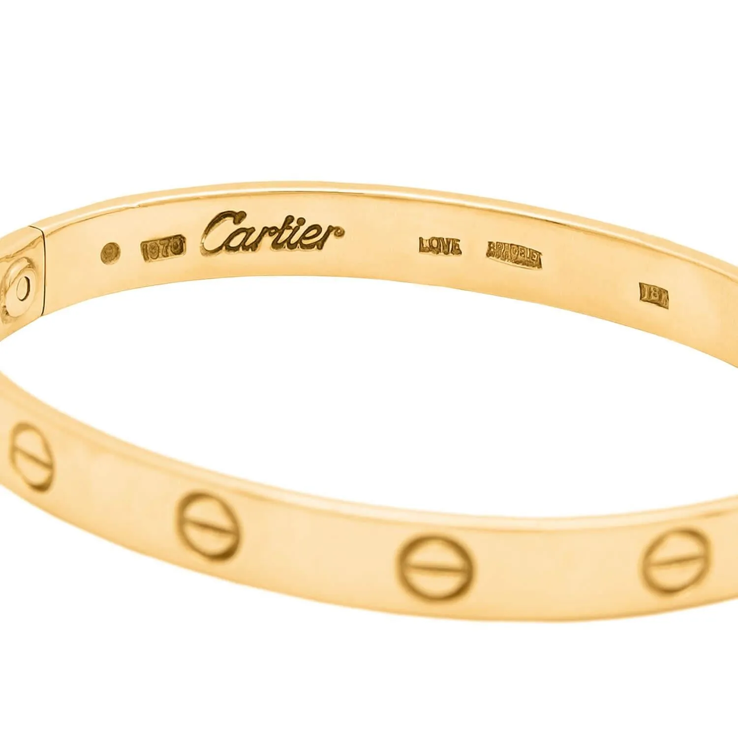 ALDO CIPULLO for CARTIER Vintage 18k Love Bracelet