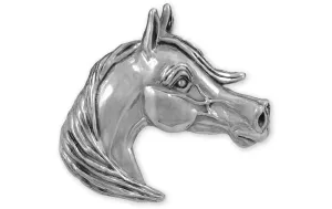 Arabian Horse Brooch Pin Sterling Silver Handmade Arabian Horse Jewelry  ARB1-BR