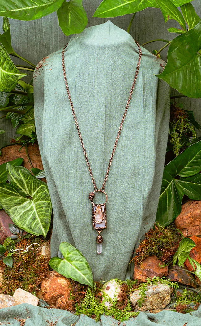 Astrolatry Agate Druzy Necklace