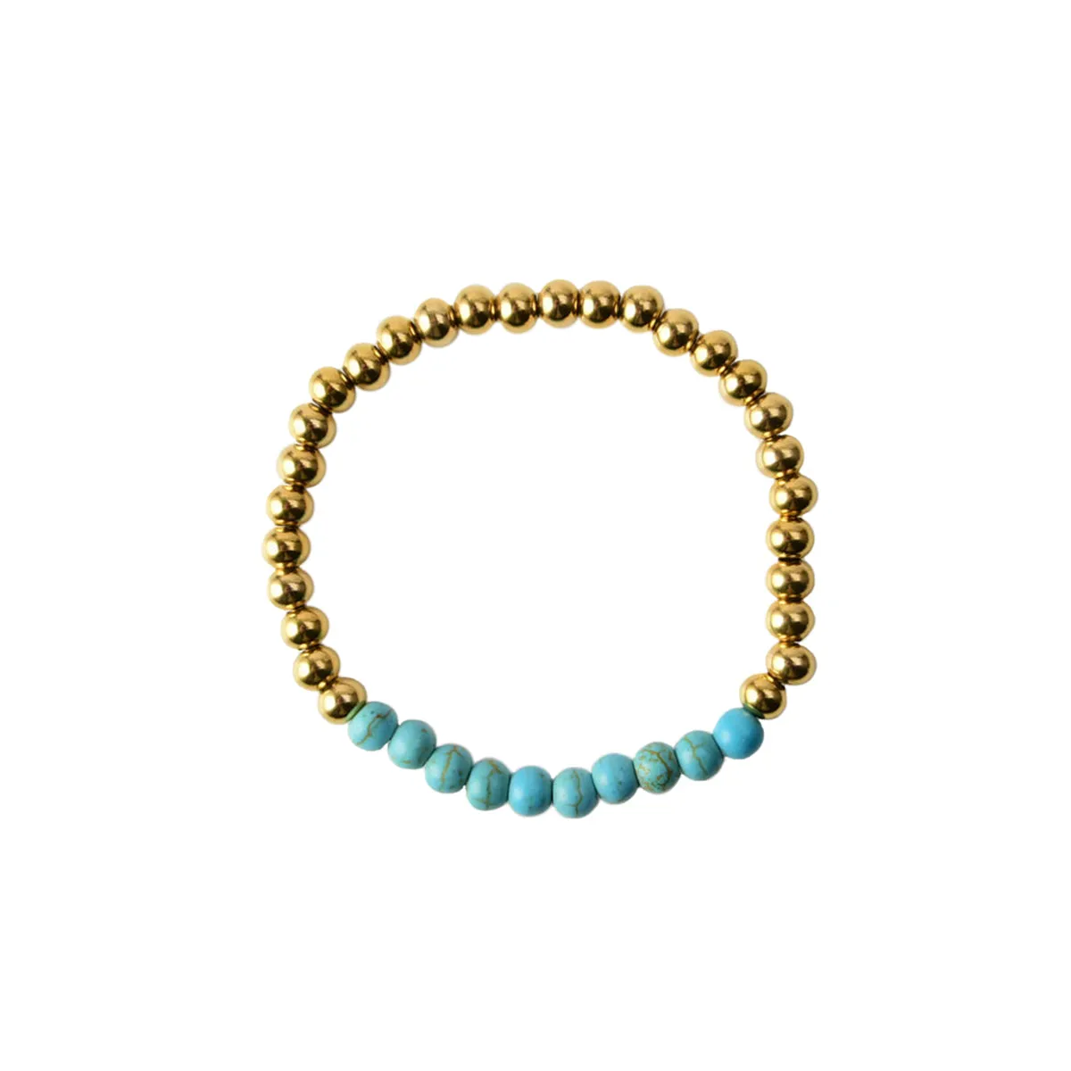 Bead Bracelet, Turquoise