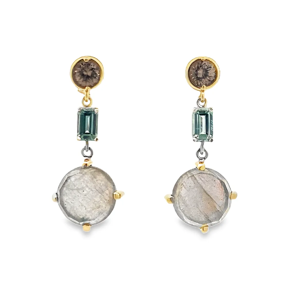 Beeghly & Co. Two-Tone Labradorite Earrings