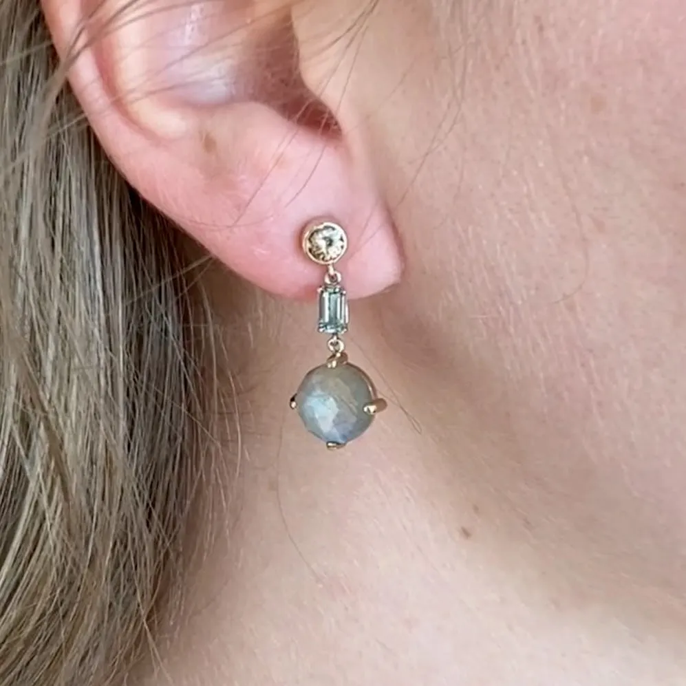 Beeghly & Co. Two-Tone Labradorite Earrings