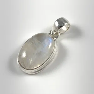 Blue Fire Moonstone Pendant