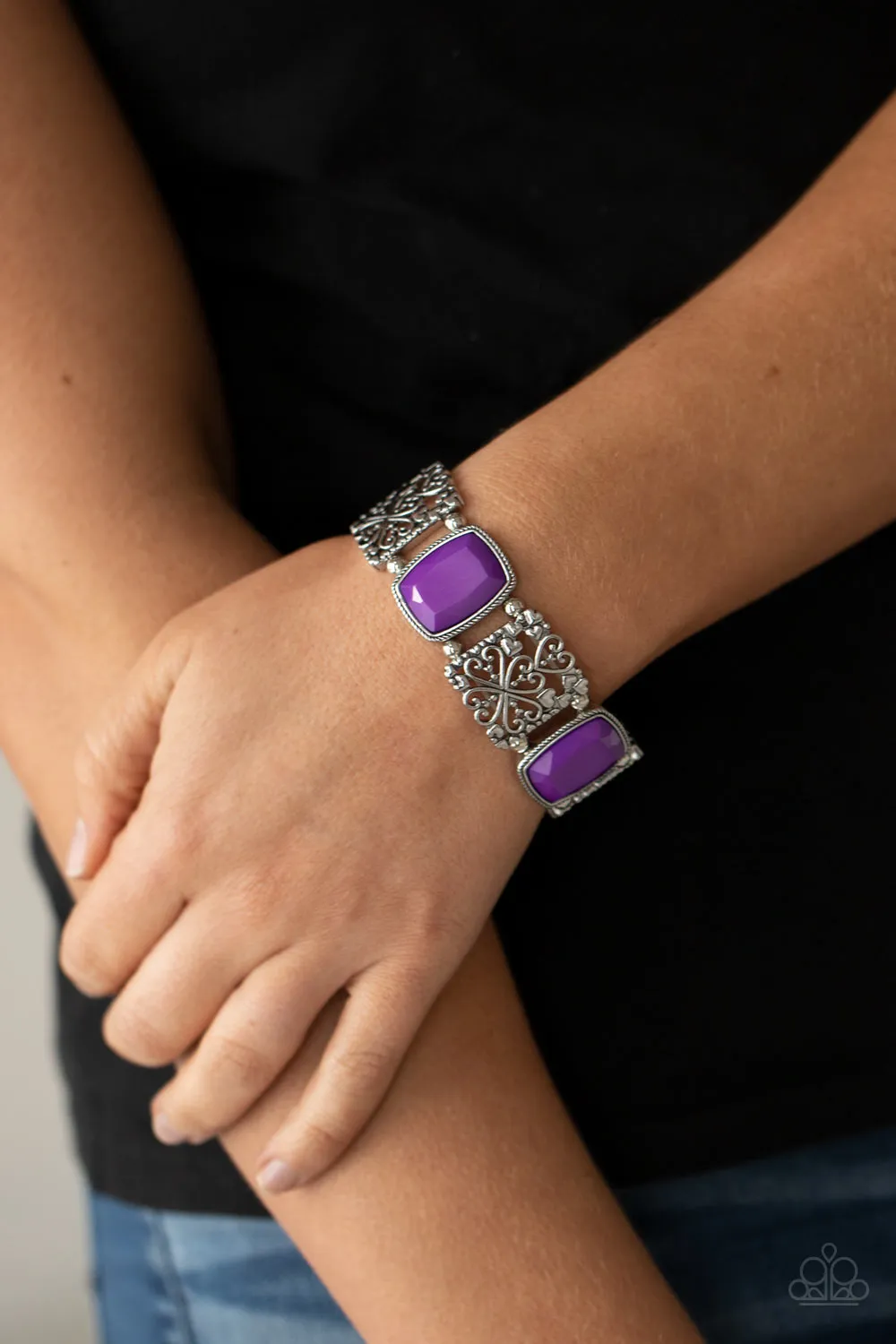 Bracelets Colorful Coronation - Purple B90