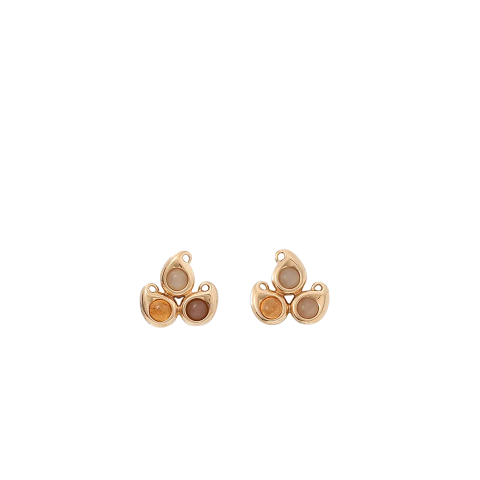 Camel Paisley Earrings