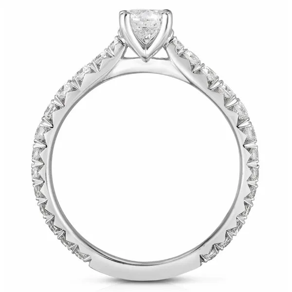 Classic Prong Set Round Engagement Ring