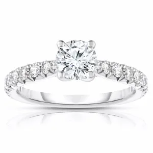 Classic Prong Set Round Engagement Ring