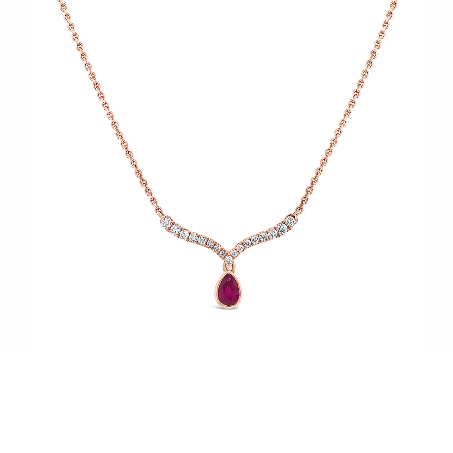 Diamond Delicate Drop Necklace