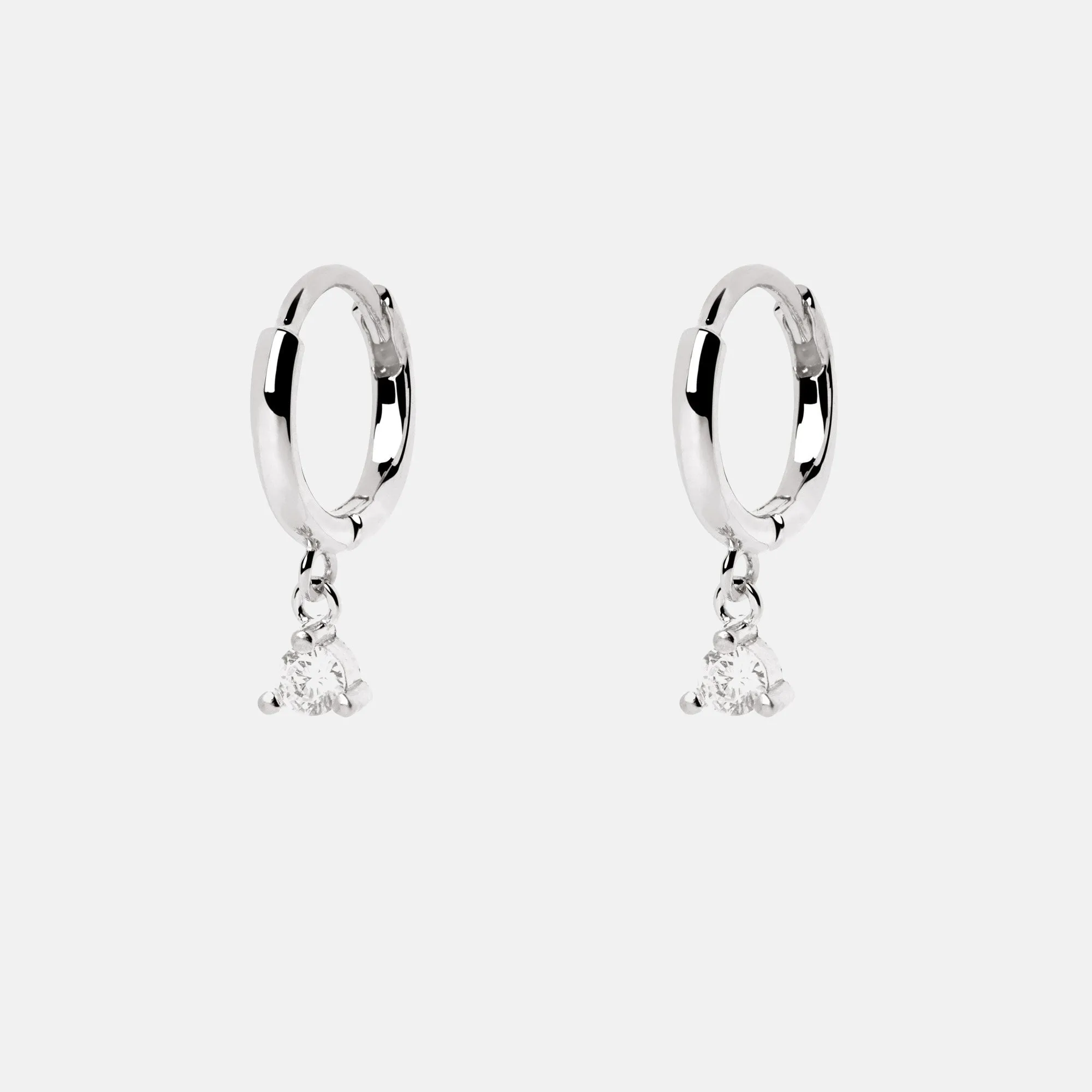 Drop Silver Earrings