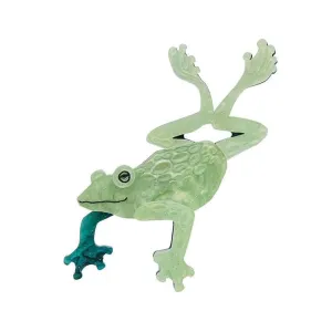 Erstwilder - Leaps and Bounds Frog Brooch - Art Nouveau (2020)