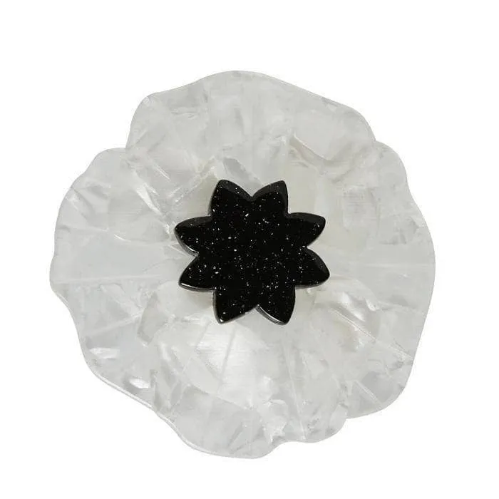 Erstwilder White Poppy Field brooch 2017