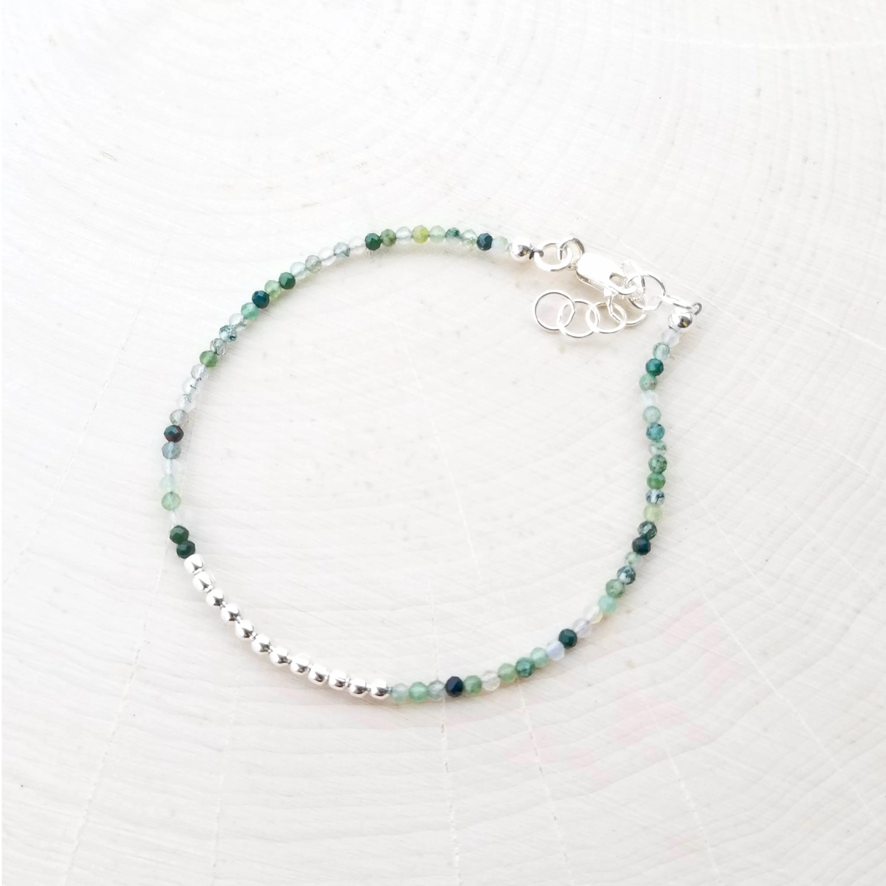 Essential Energy Bracelet - Moss Agate