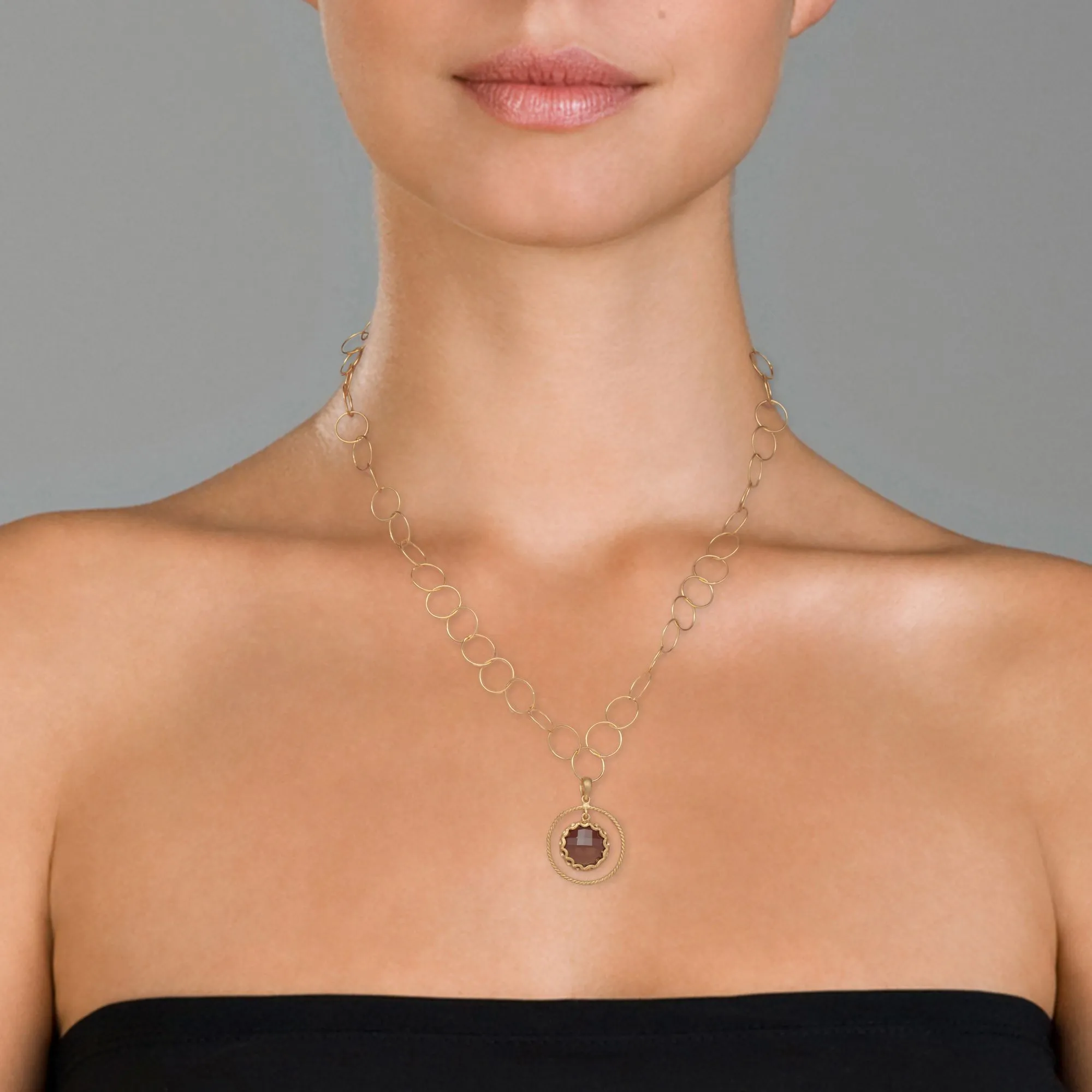 Fabienne Quartz Pendant Necklace