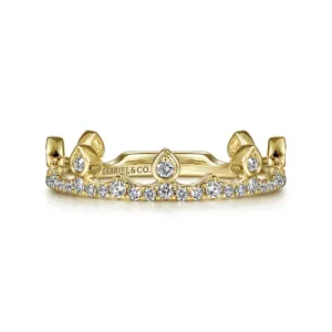 Gabriel & Co. "Crown Princess" Diamond Ring