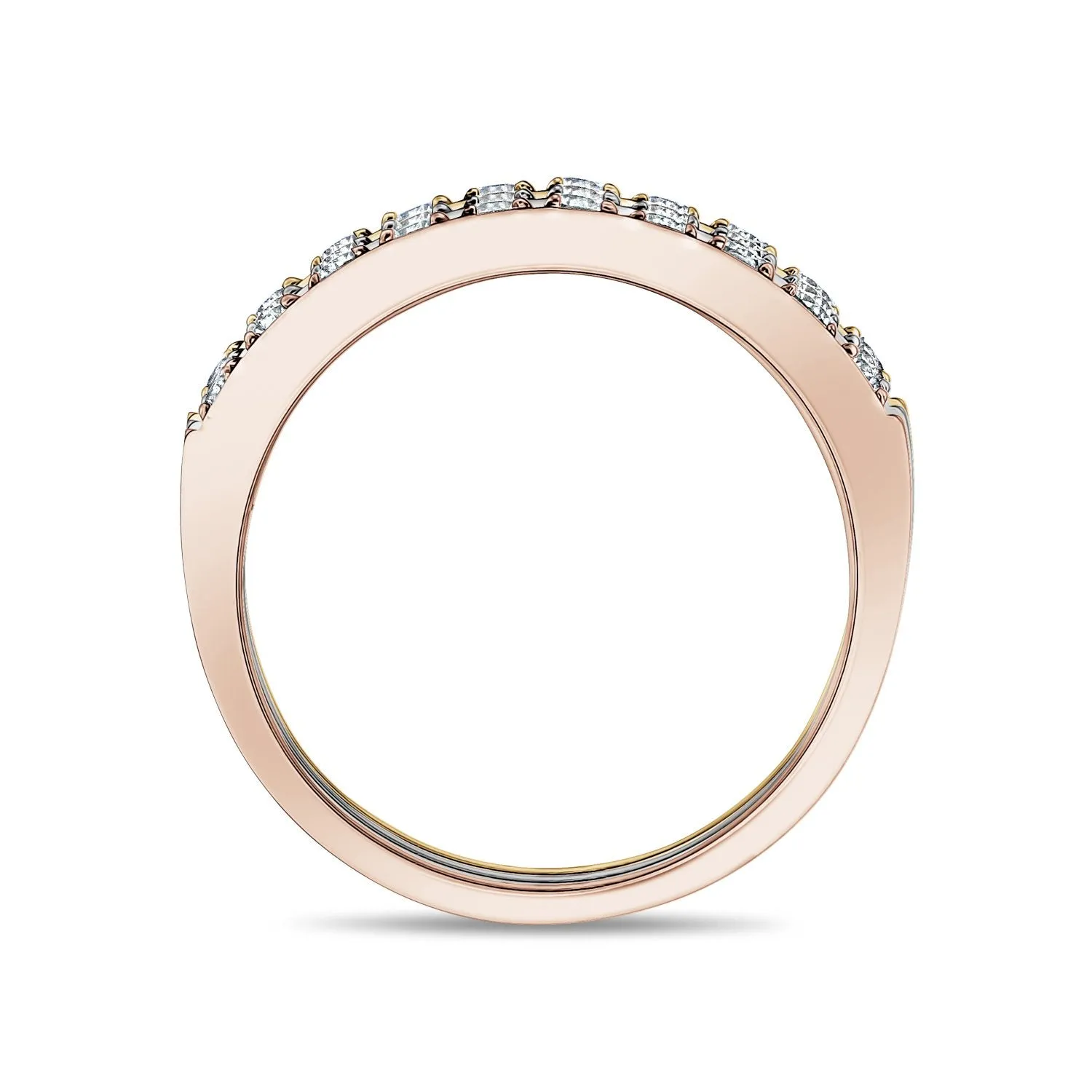 Half Eternity Stackable Rings