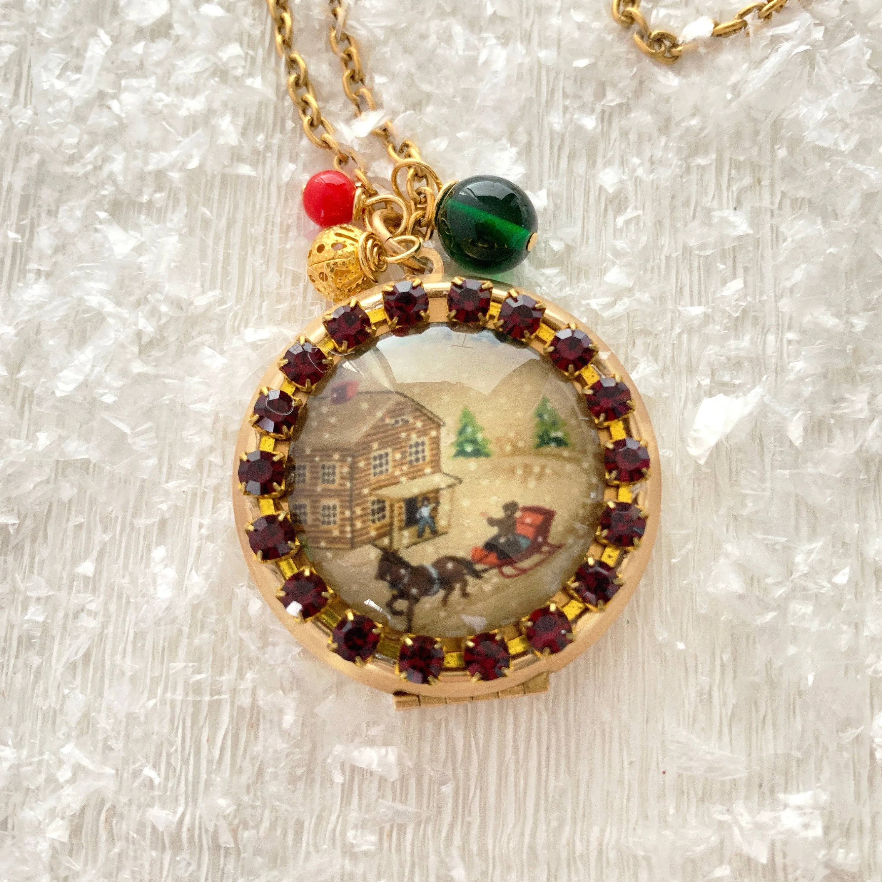 Home for the Holidays Locket Necklace