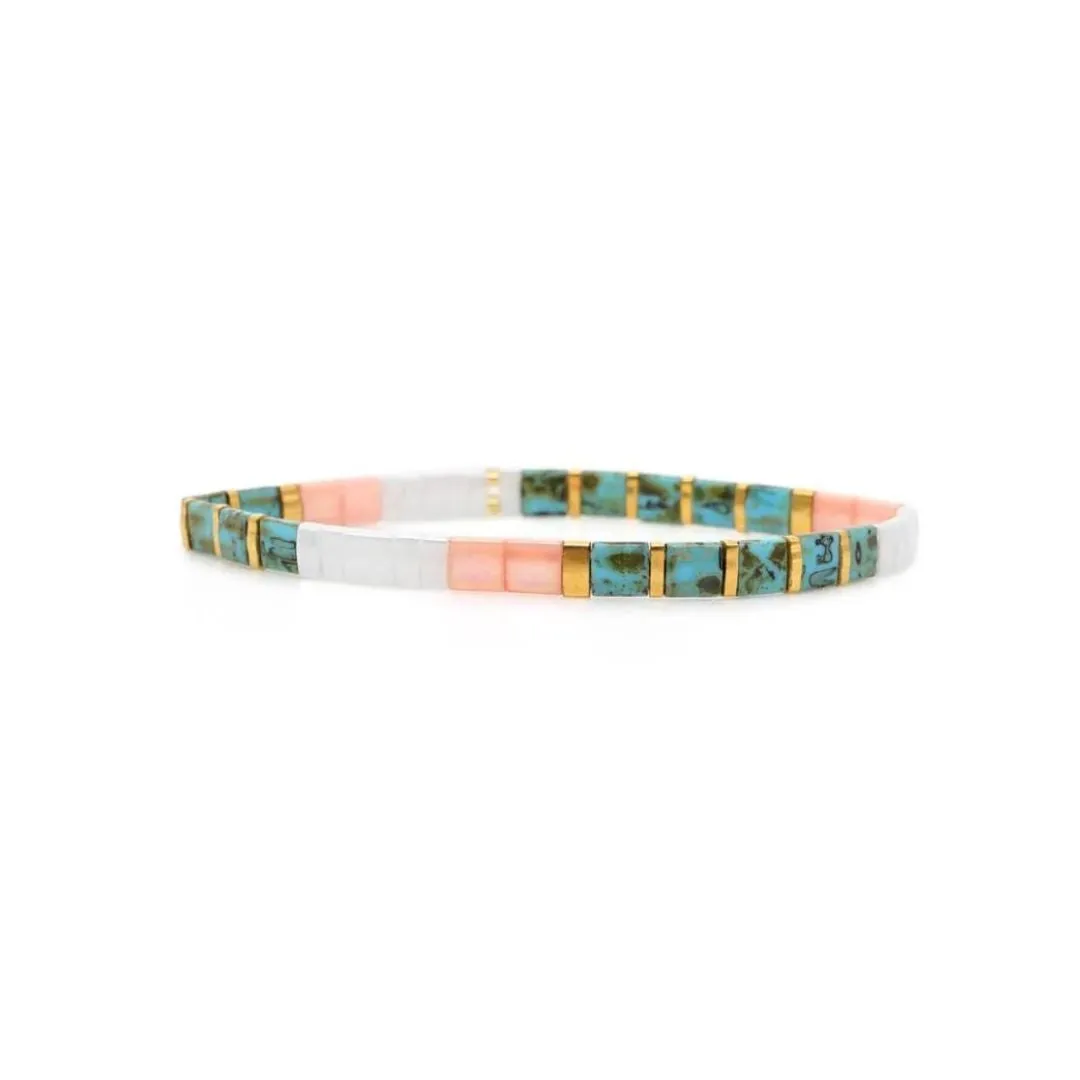 Ibiza Bracelet | Sorbet & Turquoise