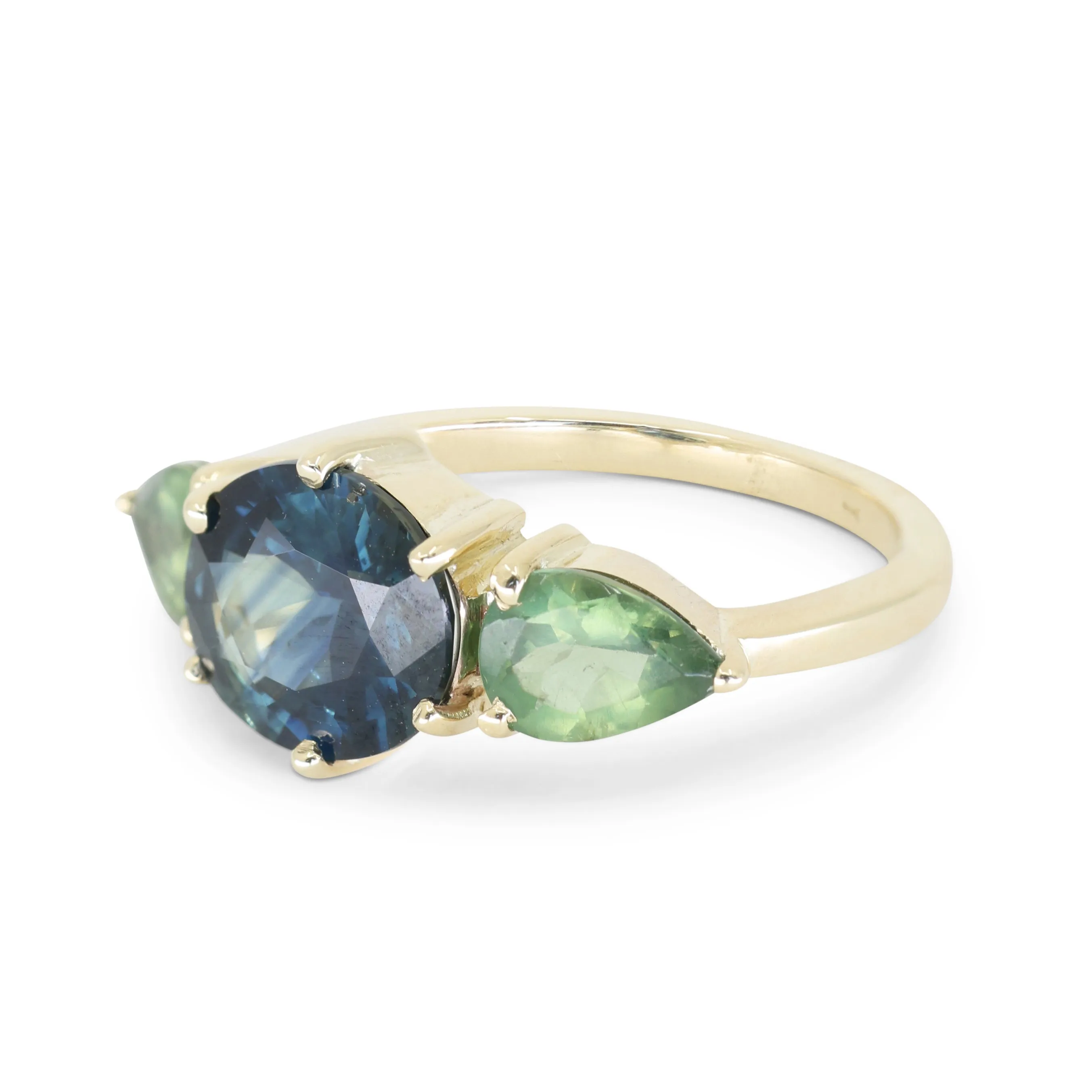 Jardin Sapphire & Apatite 14K Yellow Gold Ring