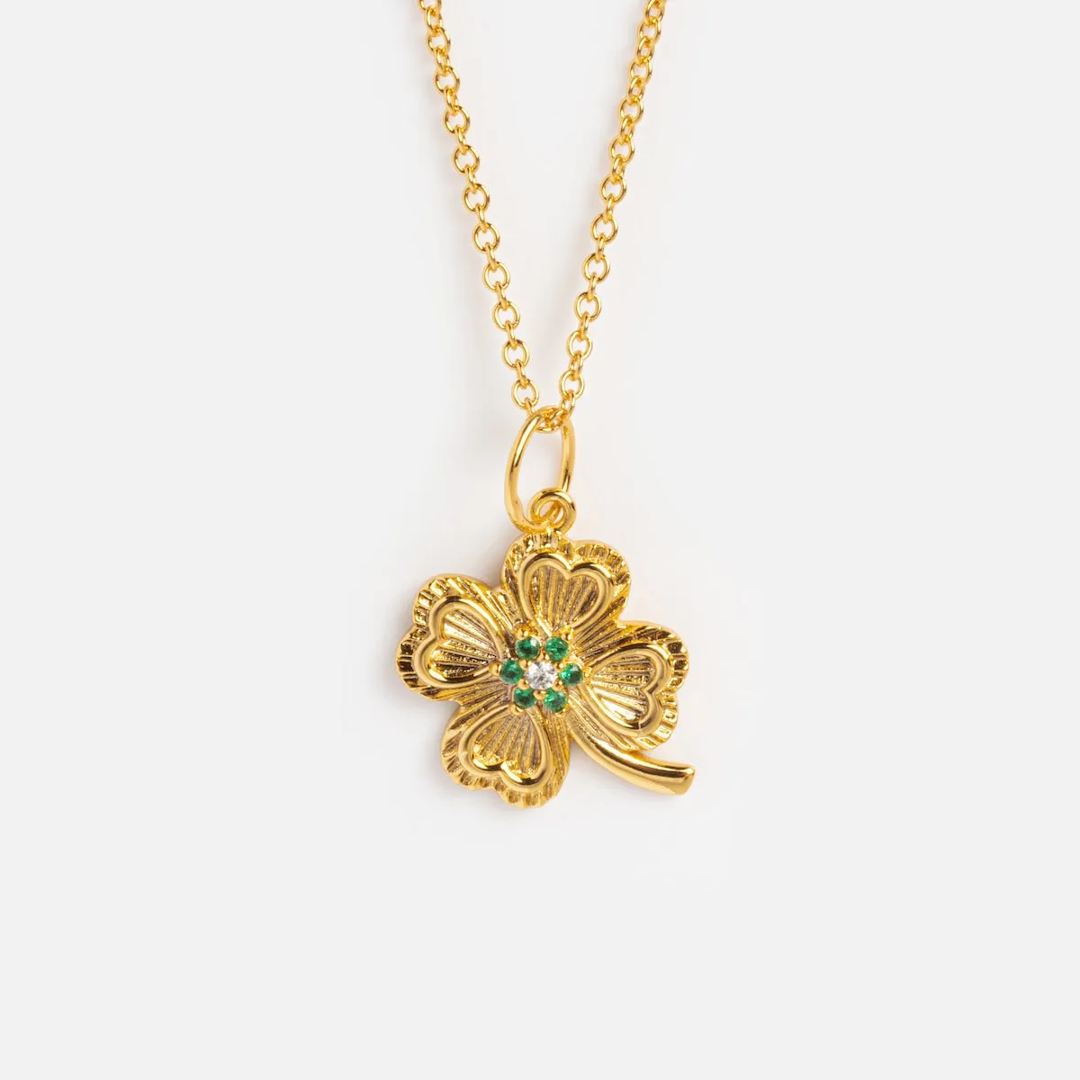 Lucky Emerald Necklace