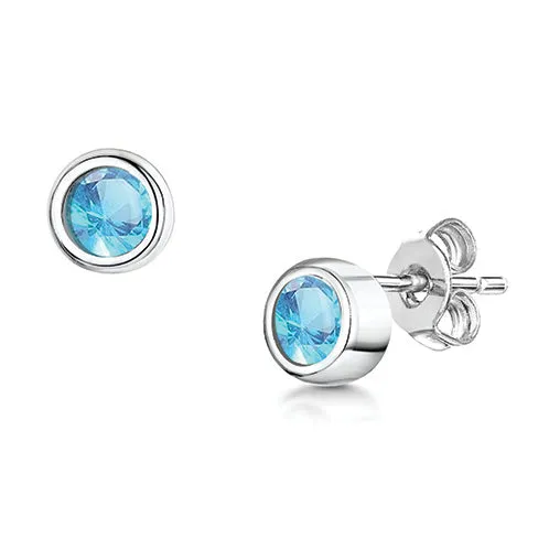 LXI Birthstone Earrings Zircon/December