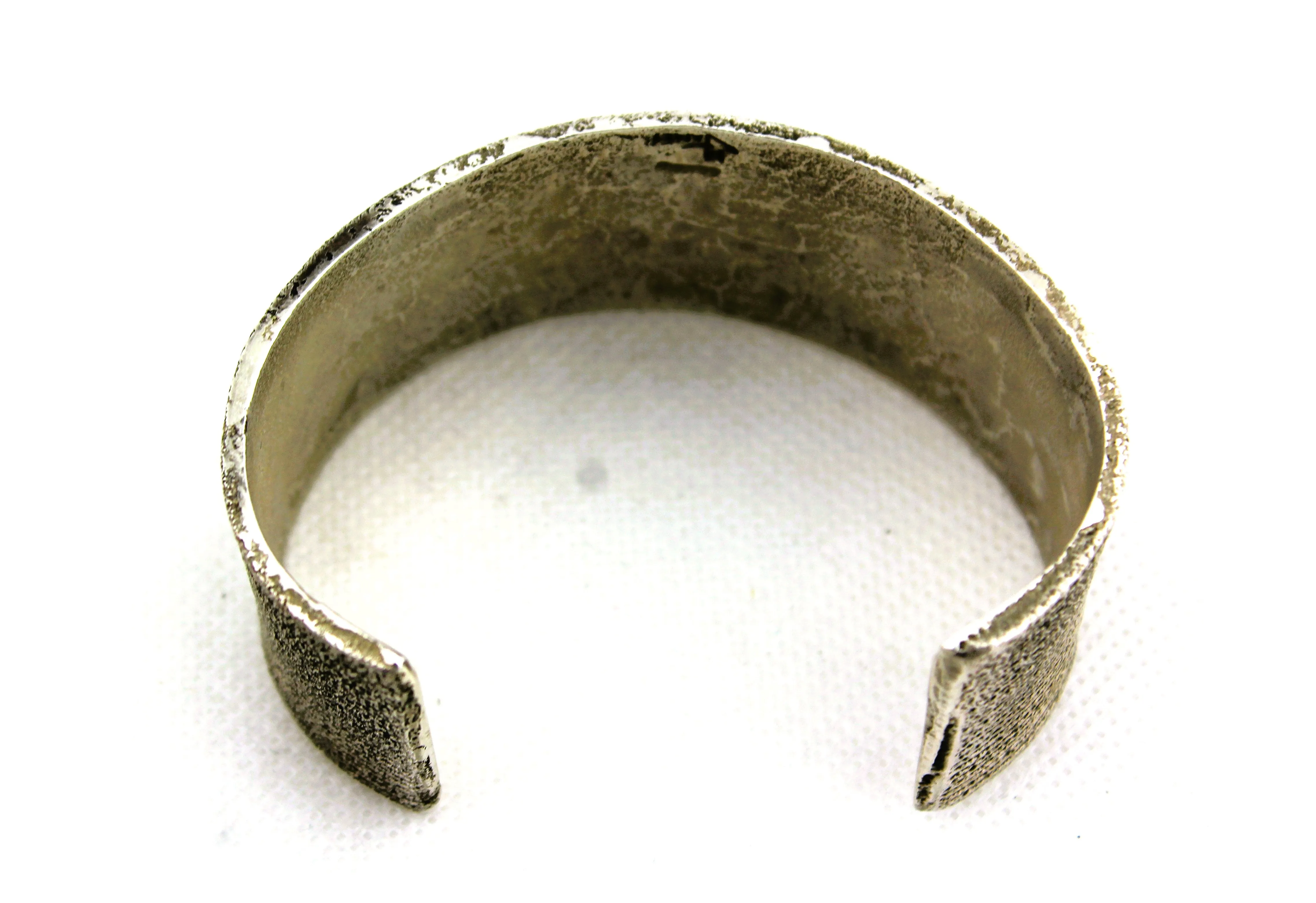 Merlin James Tufa Cast Sterling Silver Cuff Bracelet