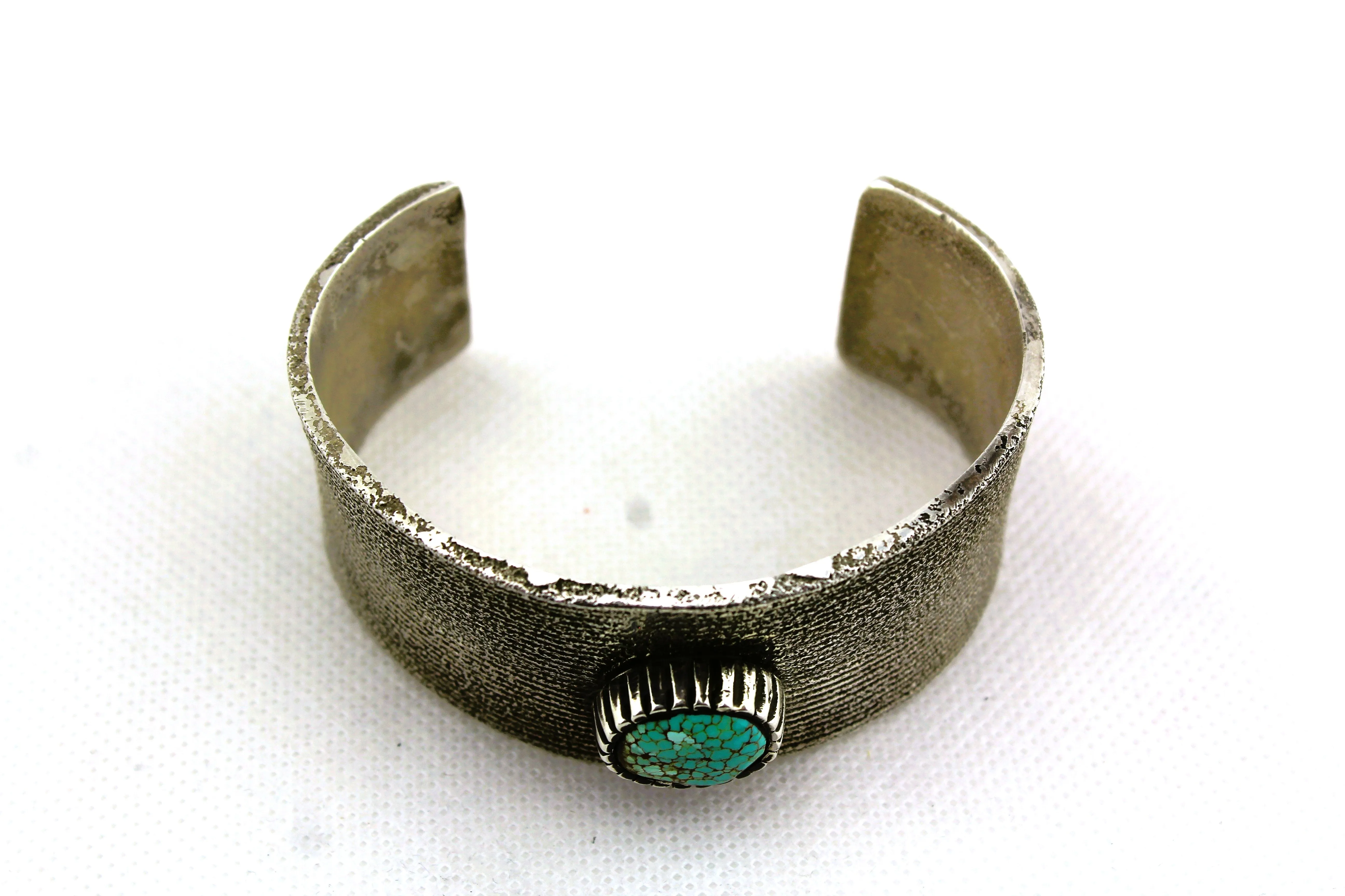 Merlin James Tufa Cast Sterling Silver Cuff Bracelet