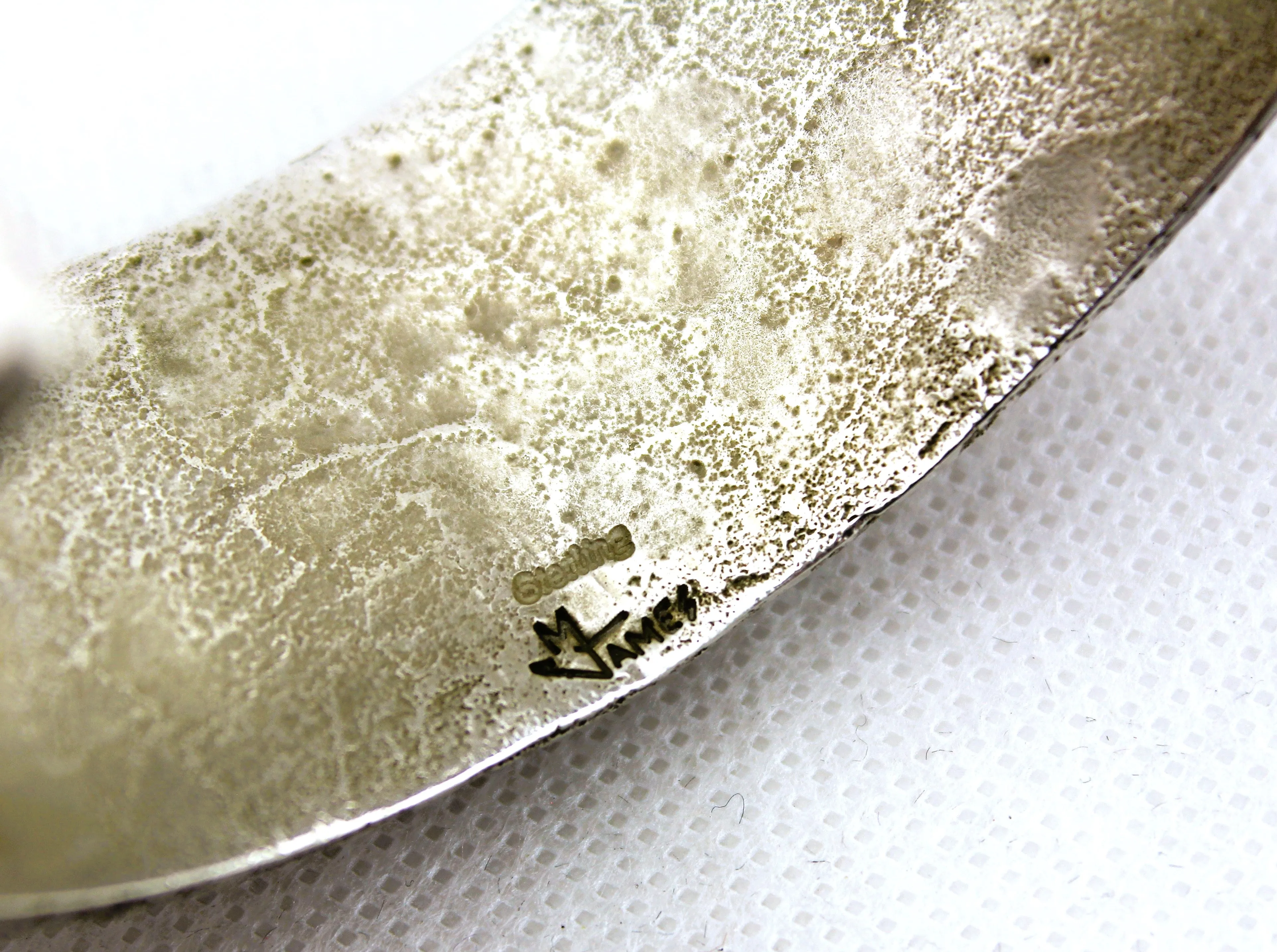 Merlin James Tufa Cast Sterling Silver Cuff Bracelet