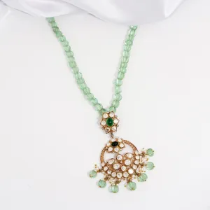 Moissanite Emerald Short Necklace