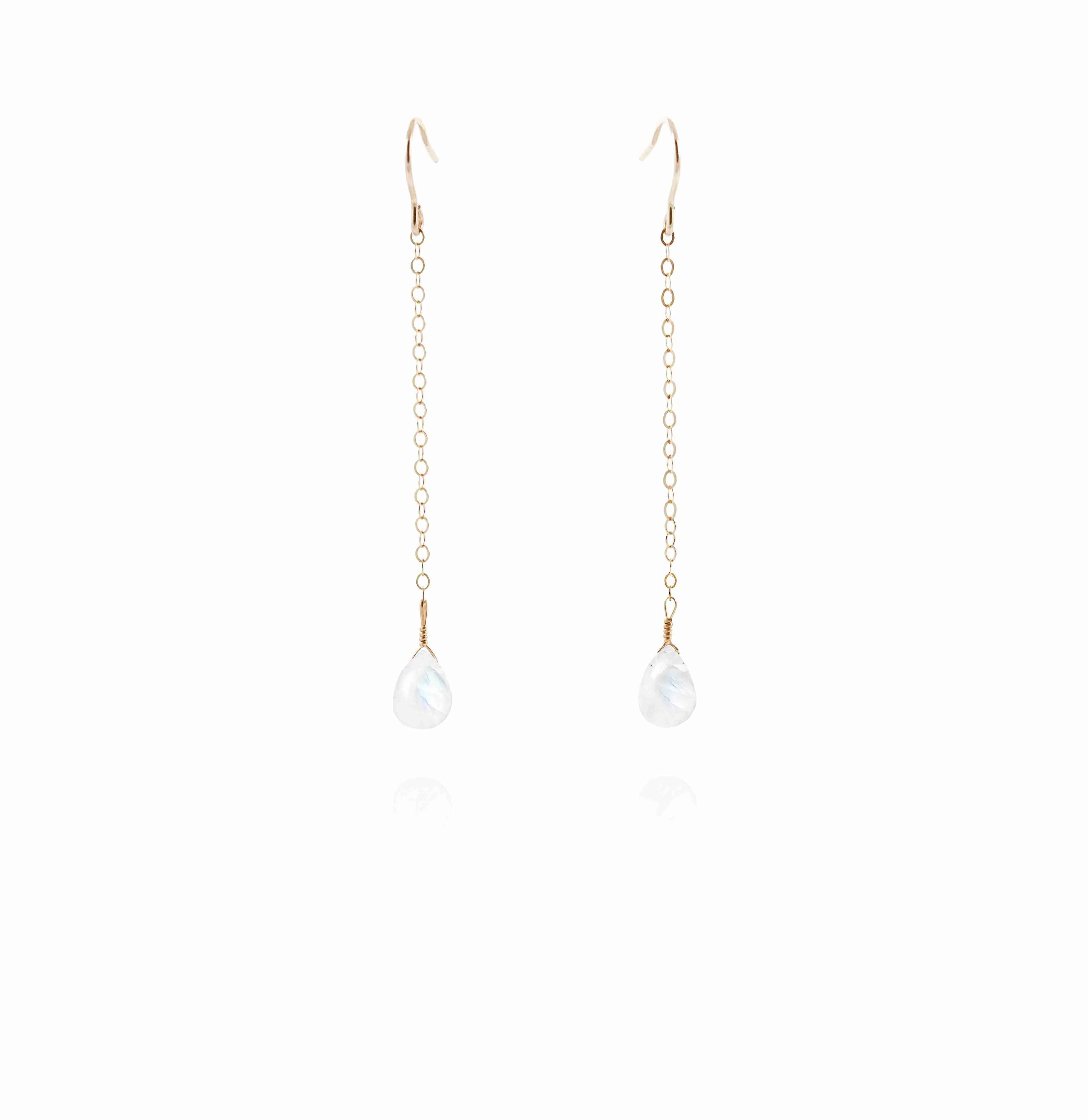 Moonstone Drop Earrings