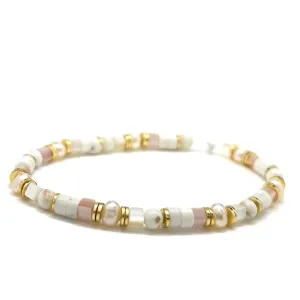 MULTI STONE STRETCH BRACELET