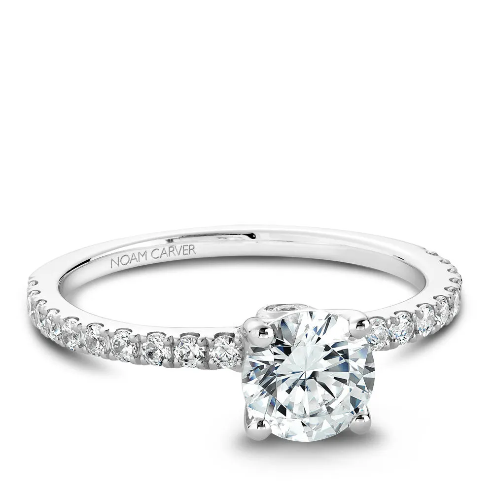 Noam Carver Engagement Ring - B022-01WS-100A