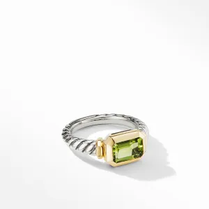 Novella Ring with Peridot and 18K Yellow Gold