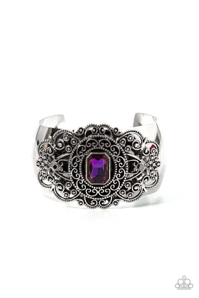 Paparazzi Bracelet ~ Throne Room Royal - Purple