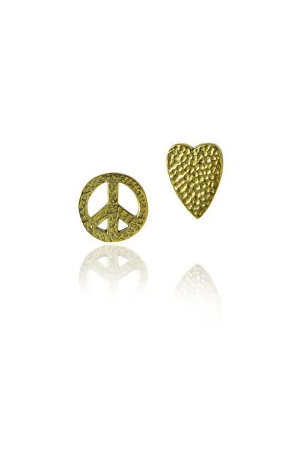 PEACE & LOVE STUDS - barton&bell