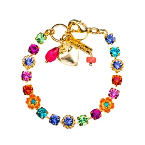 Petite Flower Cluster Bracelet in "Rainbow Sherbet" *Preorder*