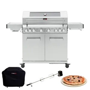 Platinum Yamara 6 2 Gas Barbecue (Exclusive Bundle)