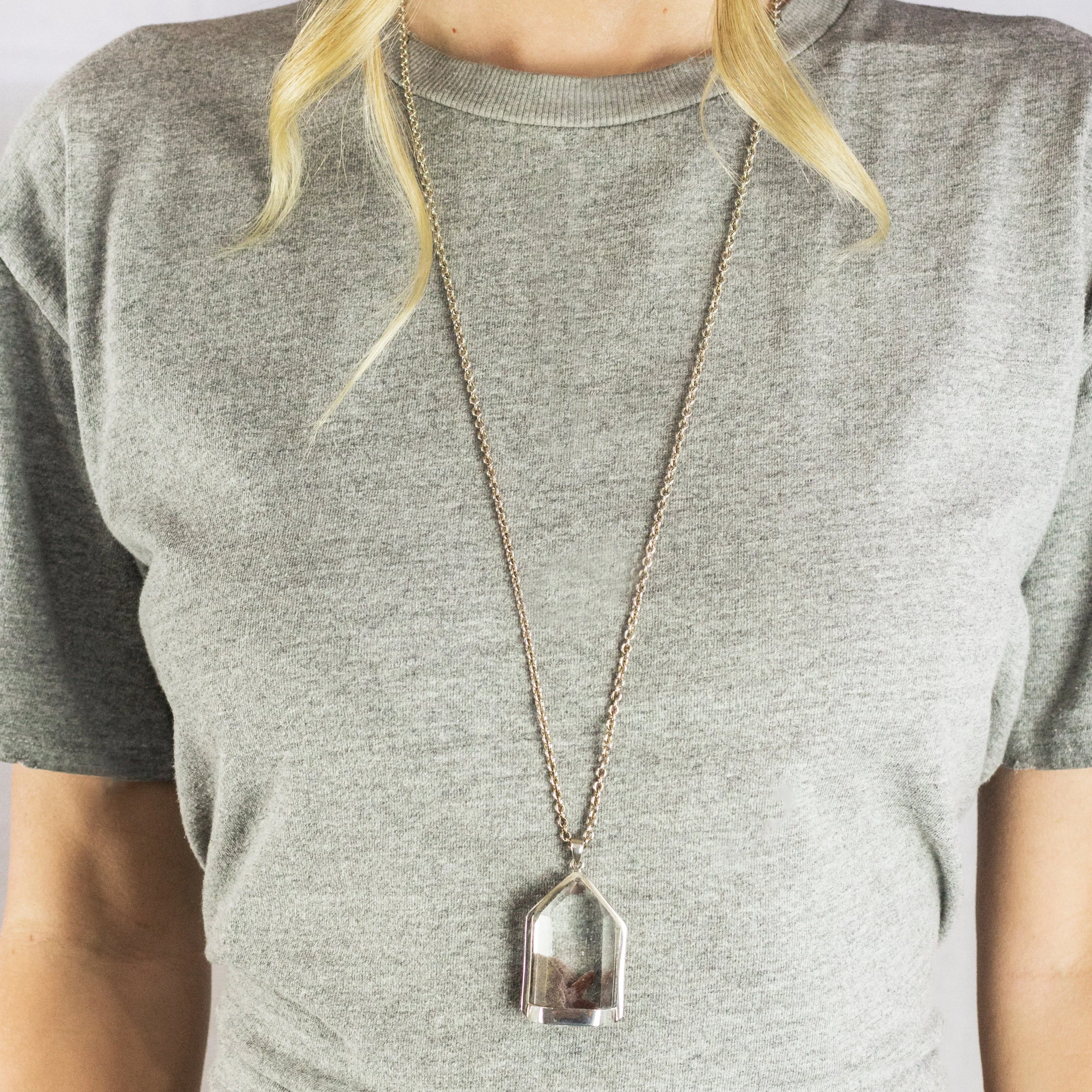 Quartz Transmitter Necklace