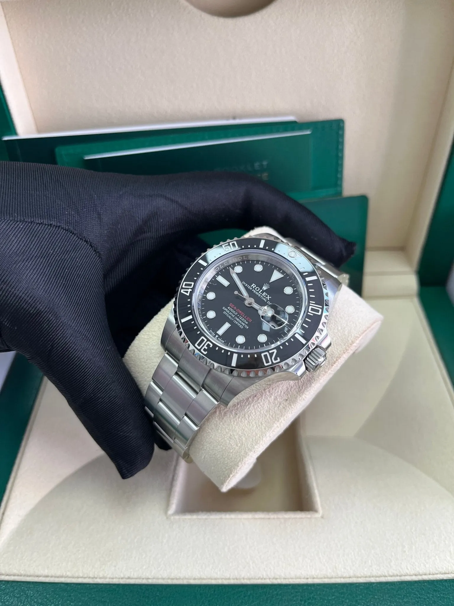 Rolex Sea-Dweller 43 Stainless Steel/ Black Dial/ Ceramic RED 50th Anniversary (Ref# 126600)