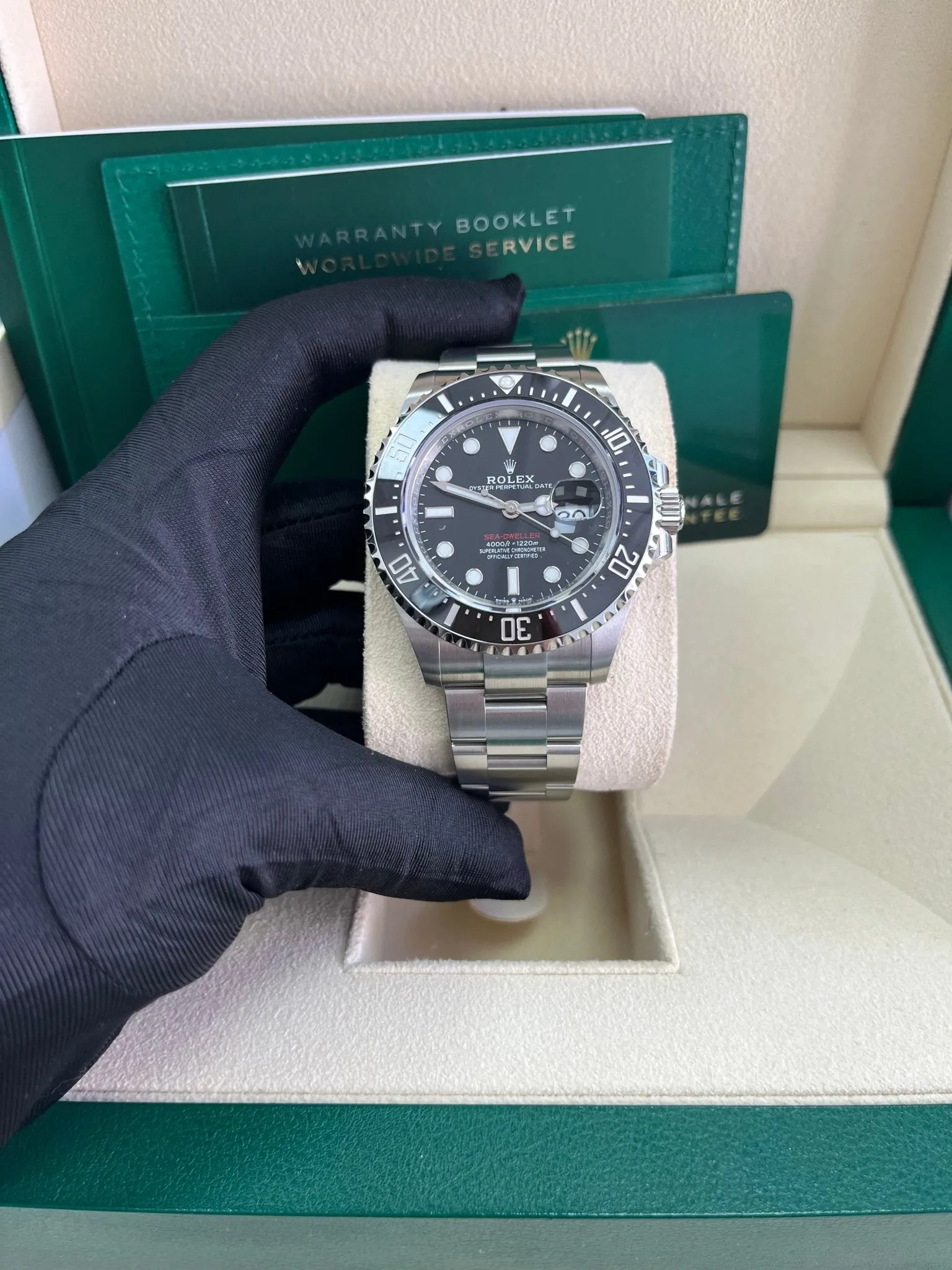 Rolex Sea-Dweller 43 Stainless Steel/ Black Dial/ Ceramic RED 50th Anniversary (Ref# 126600)