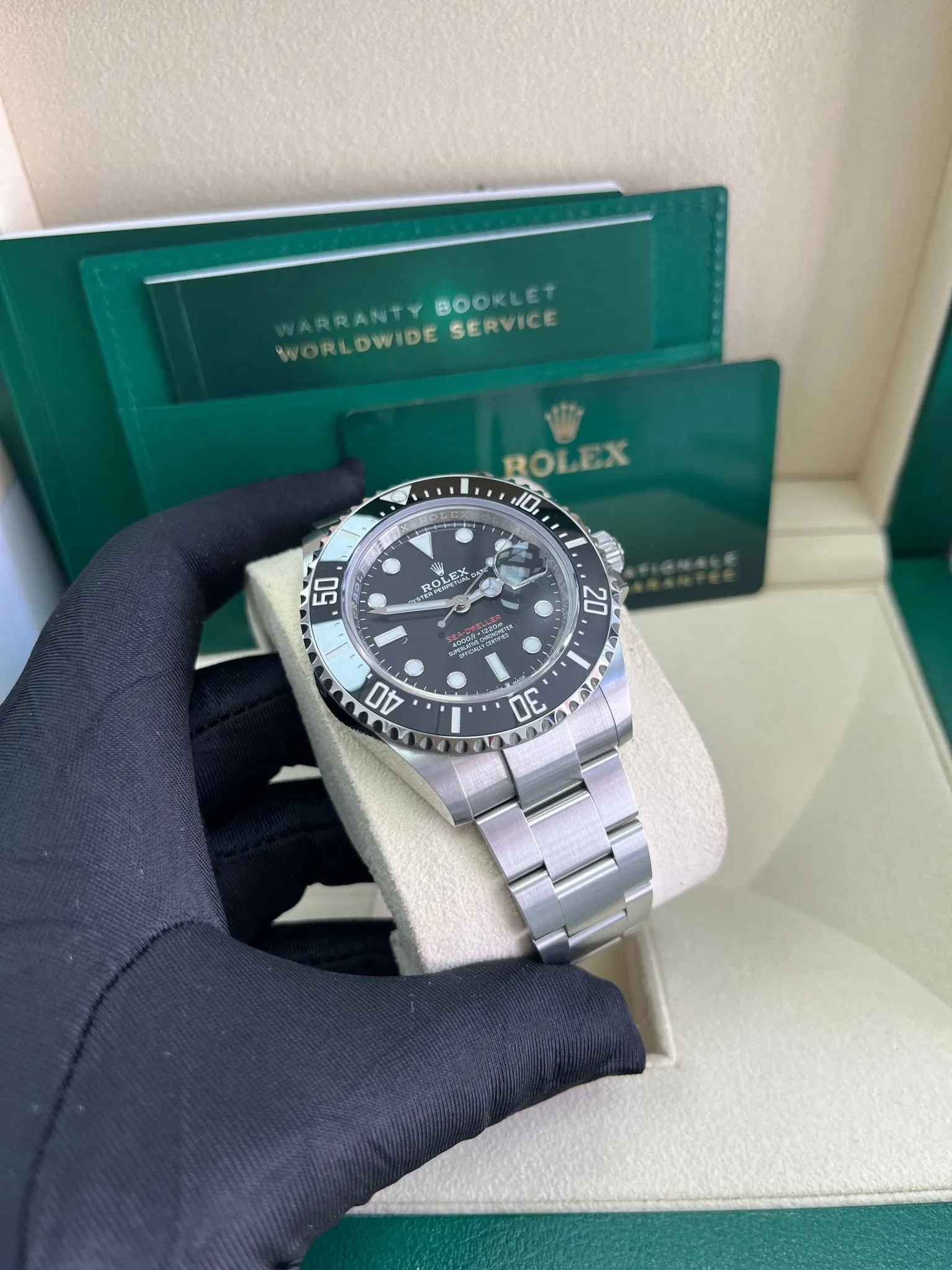 Rolex Sea-Dweller 43 Stainless Steel/ Black Dial/ Ceramic RED 50th Anniversary (Ref# 126600)