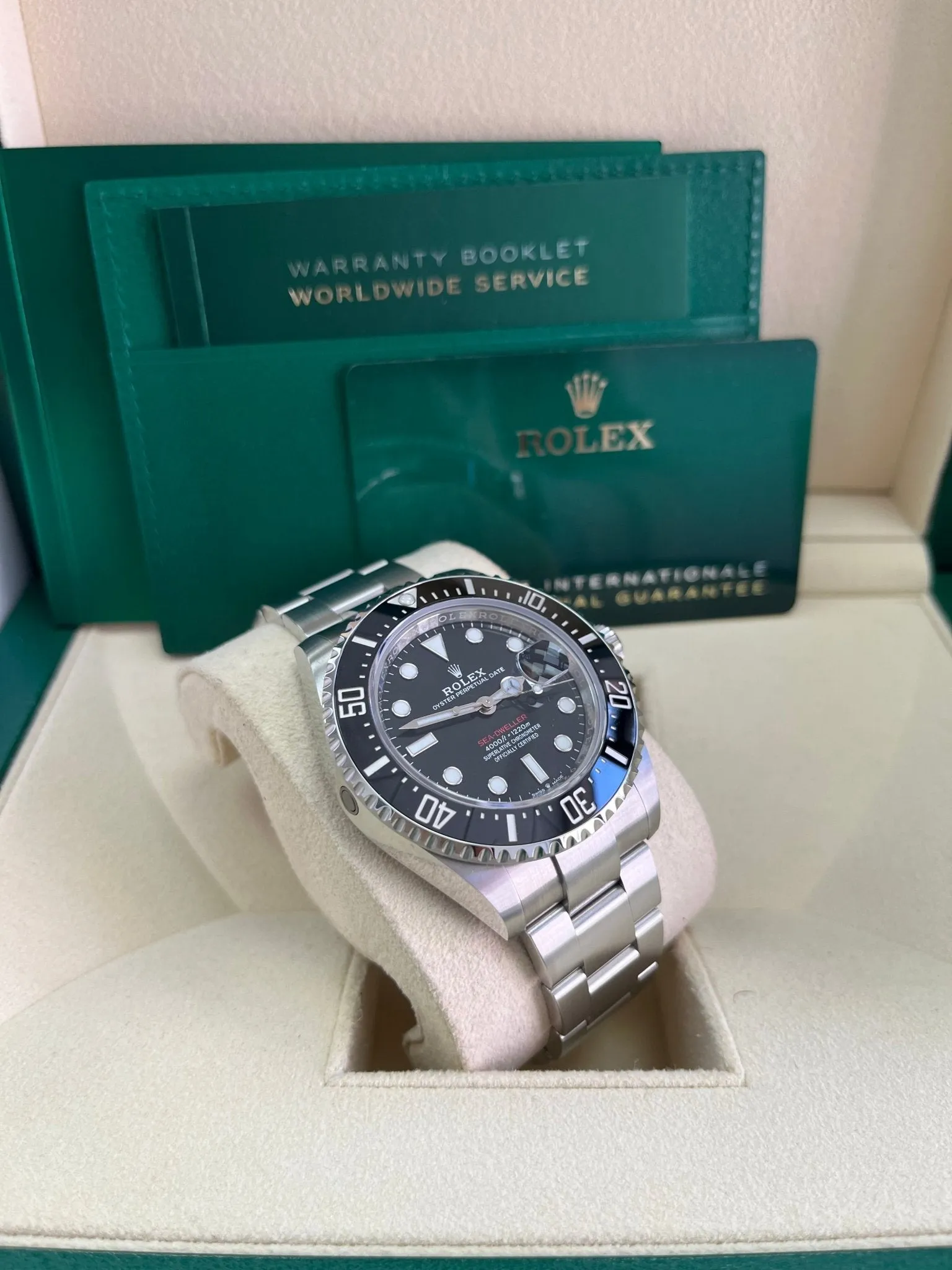 Rolex Sea-Dweller 43 Stainless Steel/ Black Dial/ Ceramic RED 50th Anniversary (Ref# 126600)