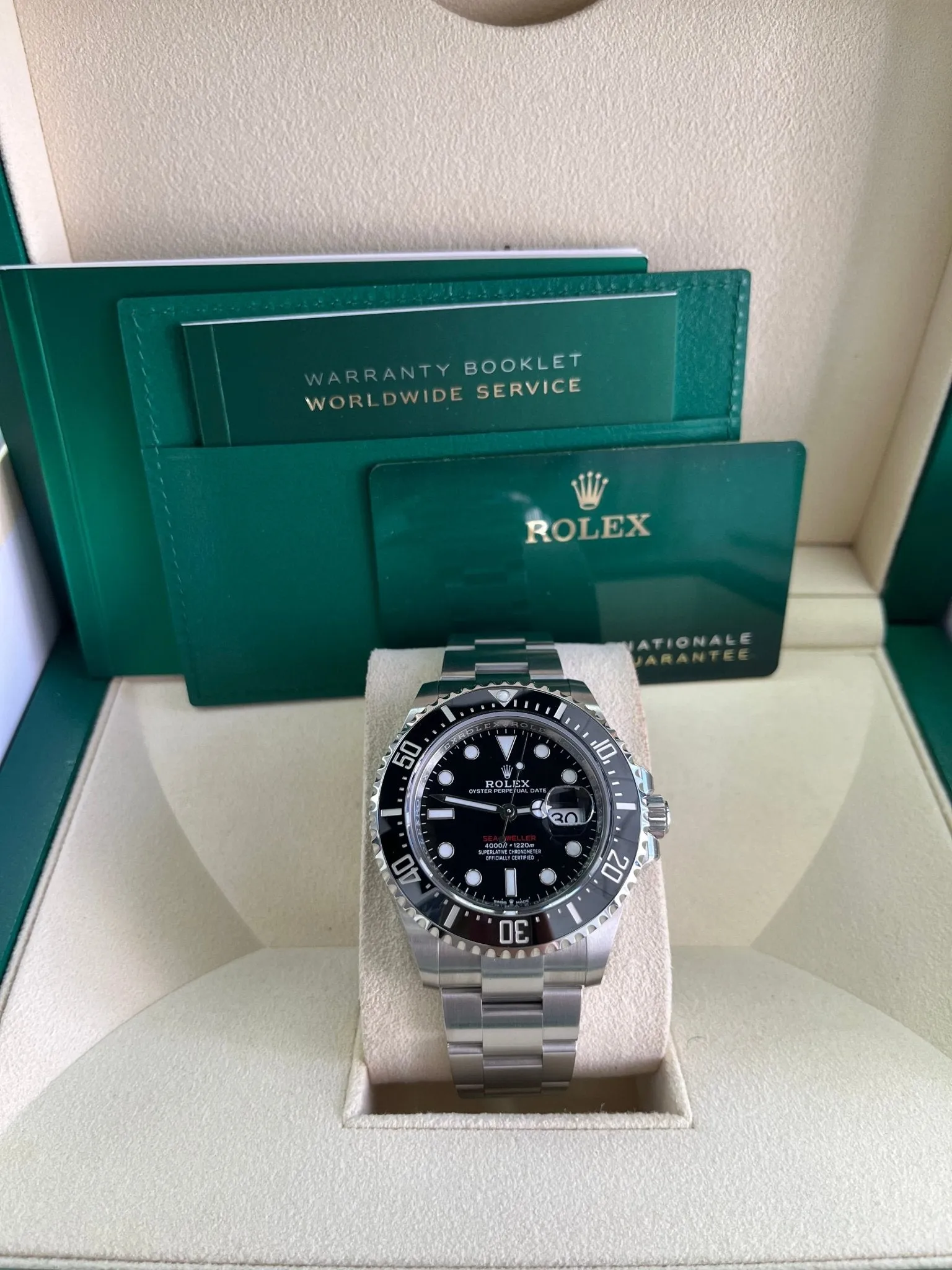 Rolex Sea-Dweller 43 Stainless Steel/ Black Dial/ Ceramic RED 50th Anniversary (Ref# 126600)